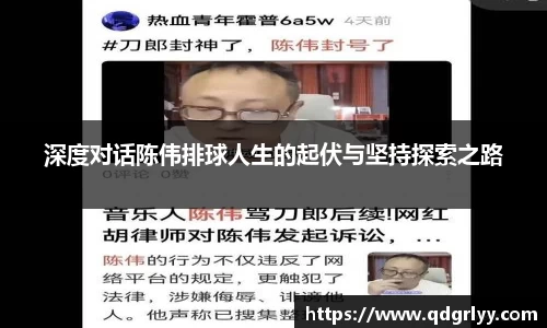 深度对话陈伟排球人生的起伏与坚持探索之路
